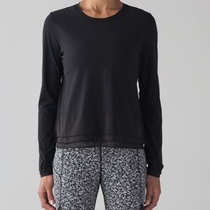 Lululemon Sole Training Long Sleeve-Black